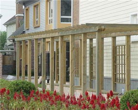 花架 廊架 哈爾濱防腐木廠家